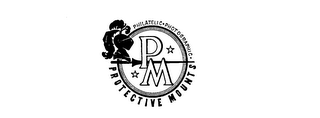 PM PROTECTIVE MOUNTS PHILATELIC-PHOTOGRAPHIC logo