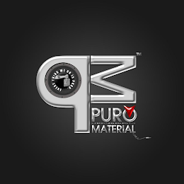 PM PURO MATERIAL EVERYTHING WE DO IS PURO. logo