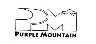 PM PURPLE MOUNTAIN logo