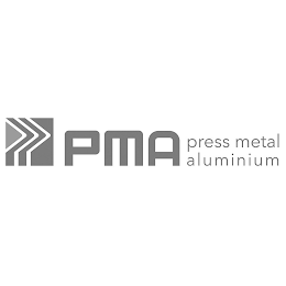 PMA PRESS METAL ALUMINIUM logo