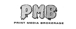 PMB PRINT MEDIA BROKERAGE logo