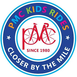 PMC KIDS RIDES CLOSER BY THE MILE SINCE1980 logo