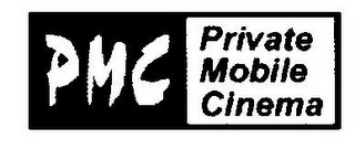 PMC PRIVATE MOBILE CINEMA logo