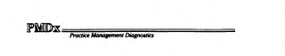 PMDX PRACTICE MANAGEMENT DIAGNOSTICS logo