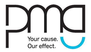 PMG YOUR CAUSE. OUR EFFECT. logo
