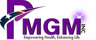 PMGM INC EMPOWERING HEALTH, ENHANCING LIFE logo