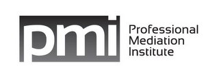 PMI PROFESSIONAL MEDIATION INSTITUTE logo