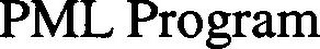 PML PROGRAM logo