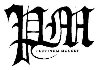 PM/PLATINUM MOUSSY logo