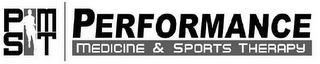 PMST PERFORMANCE MEDICINE & SPORTS THERAPY logo