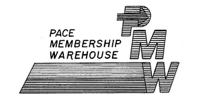 PMW PACE MEMBERSHIP WAREHOUSE logo