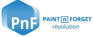 PNF PAINT N FORGET REVOLUTION logo