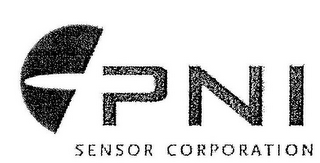 PNI SENSOR CORPORATION logo