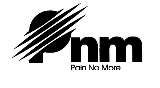PNM PAIN NO MORE logo
