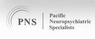 PNS PACIFIC NEUROPSYCHIATRIC SPECIALISTS logo