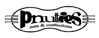 PNUTTIES NUTS & CONFECTIONS logo