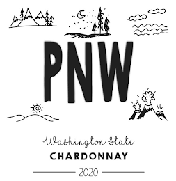 PNW WASHINGTON STATE CHARDONNAY 2020 logo