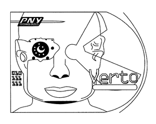 PNY TECHNOLOGIES VERTO logo
