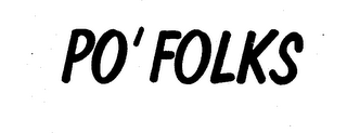 PO' FOLKS logo
