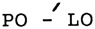 PO - LO logo