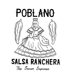 POBLANO SALSA RANCHERA THE SAUCE SUPREME logo