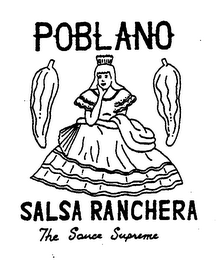 POBLANO SALSA RANCHERA THE SAUCE SUPREME logo