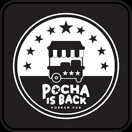 POCHA IS BACK KOREAN PUB logo