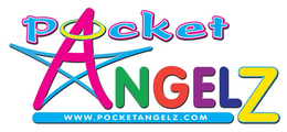 POCKET ANGELZ WWW.POCKETANGELZ.COM logo