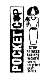POCKET COP STOP ATTACKS AGAINST WOMEN SUPER EFFECTIVE EASY TO USE logo