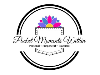 POCKET MOMENTS WITHIN PERSONAL + PURPOSEFUL = POWERFUL logo