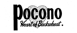 POCONO HEART OF BUCKWHEAT. logo