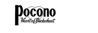 POCONO HEART OF BUCKWHEAT logo