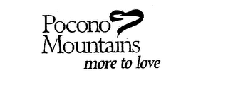 POCONO MOUNTAINS MORE TO LOVE logo