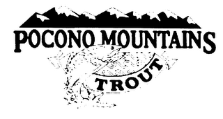 POCONO MOUNTAINS TROUT logo