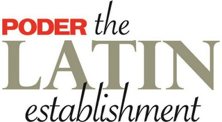 PODER THE LATIN ESTABLISHMENT logo