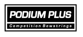 PODIUM PLUS COMPETITION BOWSTRINGS logo