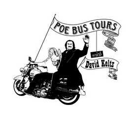 POE BUS TOURS WITH DAVID KELTZ logo