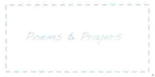 POEMS & PRAYERS logo