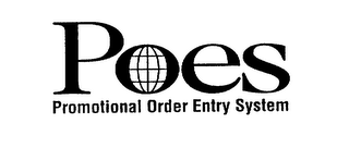 POES PROMOTIONAL ORDER ENTRY SYSTEM logo