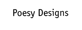 POESY DESIGNS logo