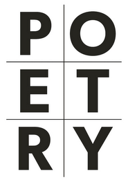 POETRY logo