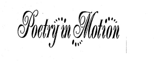 POETRY IN MOTION logo