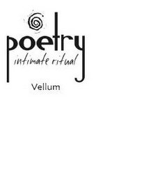 POETRY INTIMATE RITUAL VELLUM logo