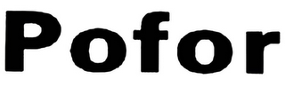 POFOR logo