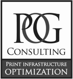 POG CONSULTING PRINT INFRASTRUCTURE OPTIMIZATION logo