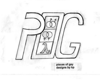 POG PIECES OF GAY DESIGNS BY KP logo