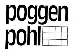 POGGEN POHL logo