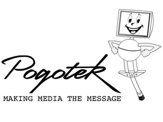 POGOTEK MAKING MEDIA THE MESSAGE logo
