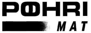 POHRI MAT logo