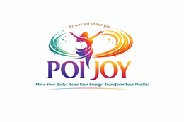 POI JOY POWER OF INNER JOY MOVE YOUR BODY! RAISE YOUR ENERGY! TRANSFORM YOUR HEALTH! logo